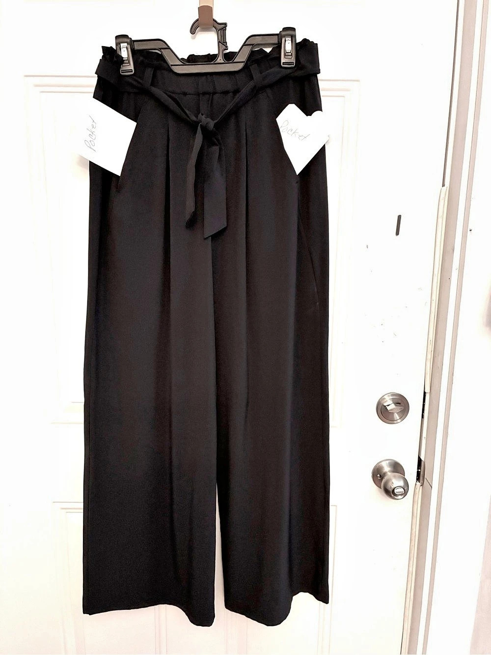 All in Motion Wide Leg Pull-On Pants in Black Size Small NWT